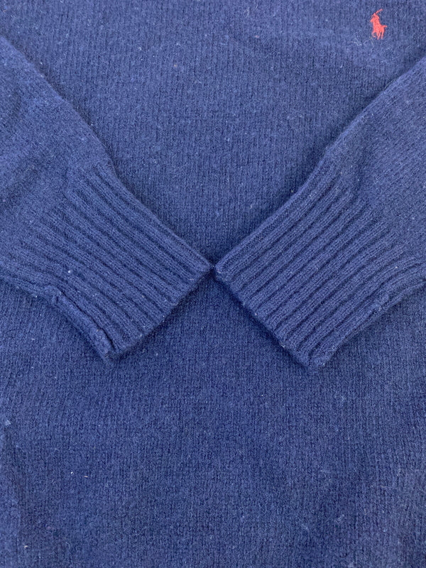【中古品】【メンズ】 POLO by Ralph Lauren ポロバイラルフローレン SWEATER セーター 146-260604-AS-15-min サイズ：M カラー：ネイビー 万代Net店
