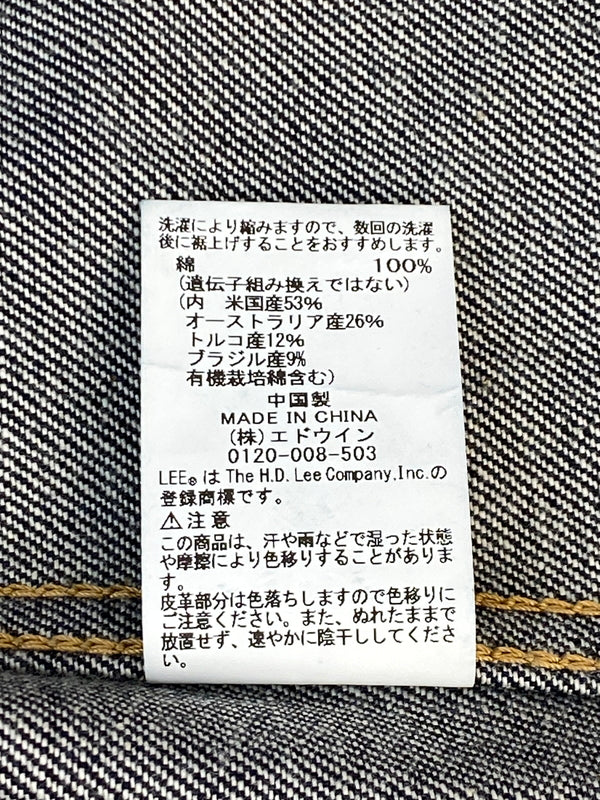 【中古品】【メンズ】 LEE リー LM8100 LEE-9330 101-J AMERICAN RIDERS DENIM JACKET デニムジャケット アウター 146-260604-AS-17-min サイズ：M カラー：インディゴ 万代Net店