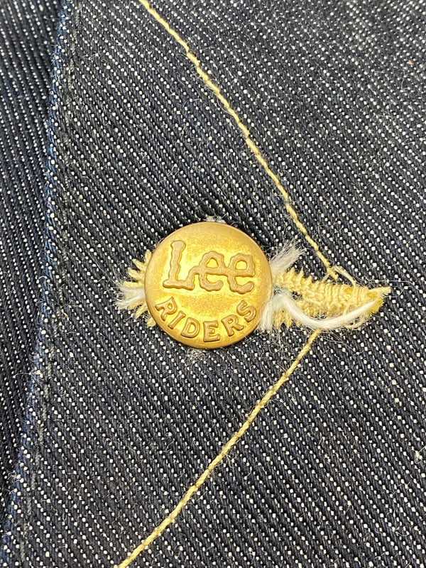 【中古品】【メンズ】 LEE リー LM8100 LEE-9330 101-J AMERICAN RIDERS DENIM JACKET デニムジャケット アウター 146-260604-AS-17-min サイズ：M カラー：インディゴ 万代Net店