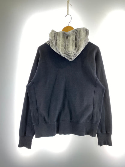 【中古品】【メンズ】 CHAMPION チャンピオン REVERSE WEAVE ZIP HOODIE リバース ウィーブ ジップ フーディー パーカー 148-260724-hu-44-min サイズ：L カラー：ブラック/ホワイト 万代Net店
