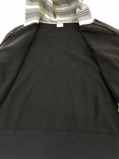 【中古品】【メンズ】 CHAMPION チャンピオン REVERSE WEAVE ZIP HOODIE リバース ウィーブ ジップ フーディー パーカー 148-260724-hu-44-min サイズ：L カラー：ブラック/ホワイト 万代Net店