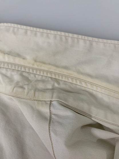 【中古品】【メンズ】 COMME DES GARCONS コムデギャルソン SHIRT 異素材切替シャツ 長袖シャツ ロングスリーブ 140-260604-AS-45-min サイズ：M カラー：ベージュ 万代Net店