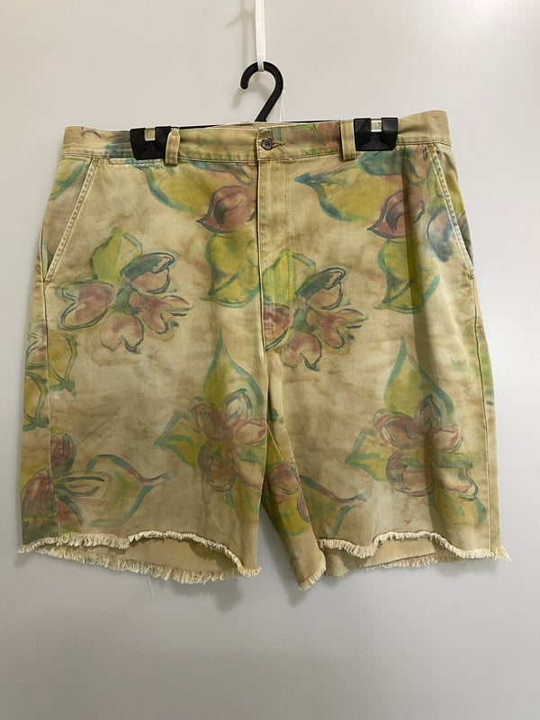 【中古品】【メンズ】 POLO RALPH LAUREN ポロ ラルフローレン SHORT PANTS カットオフショーツ ショートパンツ ハーフパンツ ボトムス 158-260623-yn-26-min サイズ：40 カラー：ベージュ系 万代Net店