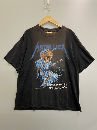 【現状渡し品】【メンズ】 METALLICA メタリカ PUSHEAD 1994 DORIS TEE ショートスリーブTシャツ 半袖Tシャツ トップス 146-260609-yn-11-min サイズ：XL カラー：ブラック 万代Net店