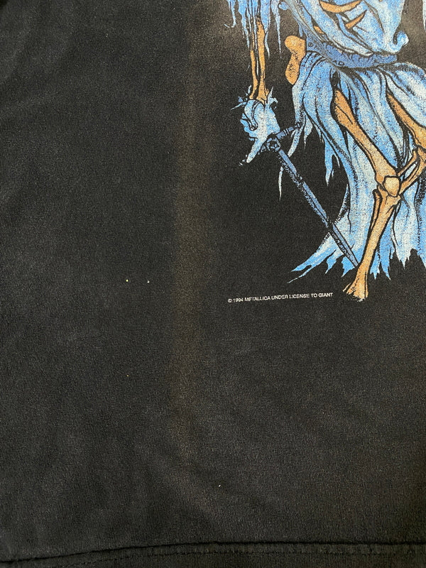 【現状渡し品】【メンズ】 METALLICA メタリカ PUSHEAD 1994 DORIS TEE ショートスリーブTシャツ 半袖Tシャツ トップス 146-260609-yn-11-min サイズ：XL カラー：ブラック 万代Net店