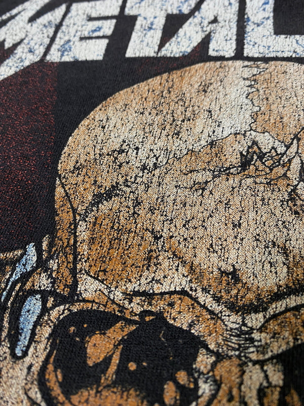 【現状渡し品】【メンズ】 METALLICA メタリカ PUSHEAD 1994 DORIS TEE ショートスリーブTシャツ 半袖Tシャツ トップス 146-260609-yn-11-min サイズ：XL カラー：ブラック 万代Net店