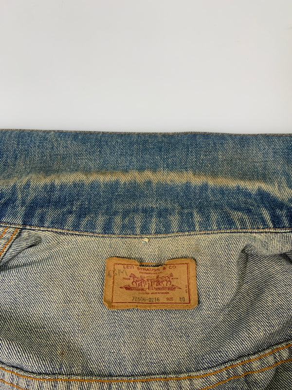 【中古品】【メンズ】 LEVI'S リーバイス 72506-0217 DENIM JACKET デニムジャケット アウター 146-260604-AS-48-min サイズ：40 カラー：インディゴ 万代Net店