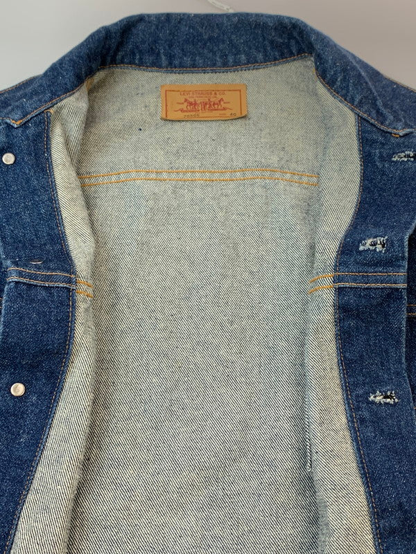 【中古品】【メンズ】 LEVI'S リーバイス 70505-02 DENIM JACKET デニムジャケット ジージャン Gジャン 146-260610-kt-10-min サイズ：40 カラー：ブルー 万代Net店