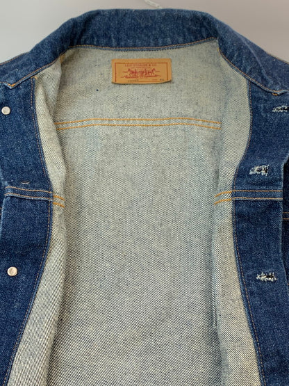 【中古品】【メンズ】 LEVI'S リーバイス 70505-02 DENIM JACKET デニムジャケット ジージャン Gジャン 146-260610-kt-10-min サイズ：40 カラー：ブルー 万代Net店