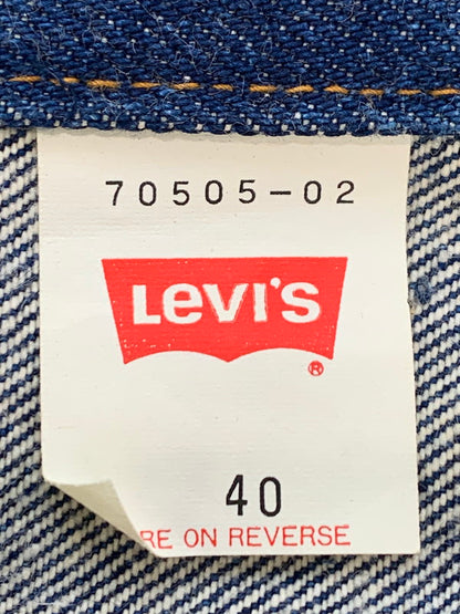 【中古品】【メンズ】 LEVI'S リーバイス 70505-02 DENIM JACKET デニムジャケット ジージャン Gジャン 146-260610-kt-10-min サイズ：40 カラー：ブルー 万代Net店