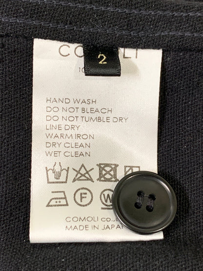 【中古品】【メンズ】 COMOLI コモリ V01-01017 シルクネップオールインワン 140-260604-AS-57-min サイズ：2 カラー：ブラック 万代Net店