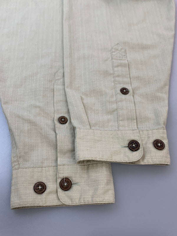 【現状渡し品】【メンズ】 PATAGONIA パタゴニア ISLAND HOPPER LS SHIRT アイランドホッパー ロングスリーブシャツ 長袖シャツ 144-260610-kt-09-min サイズ：XL カラー：カーキ 万代Net店