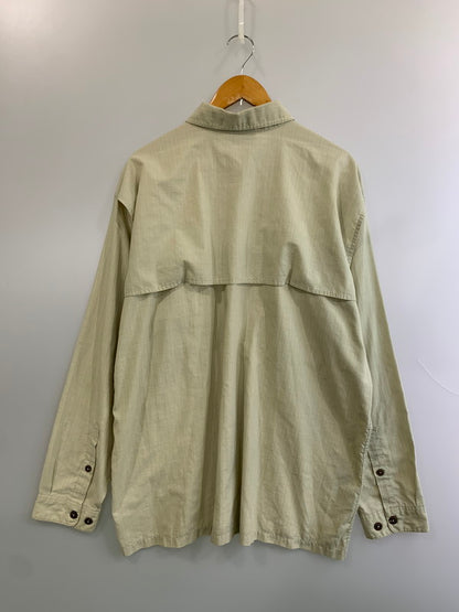 【現状渡し品】【メンズ】 PATAGONIA パタゴニア ISLAND HOPPER LS SHIRT アイランドホッパー ロングスリーブシャツ 長袖シャツ 144-260610-kt-09-min サイズ：XL カラー：カーキ 万代Net店