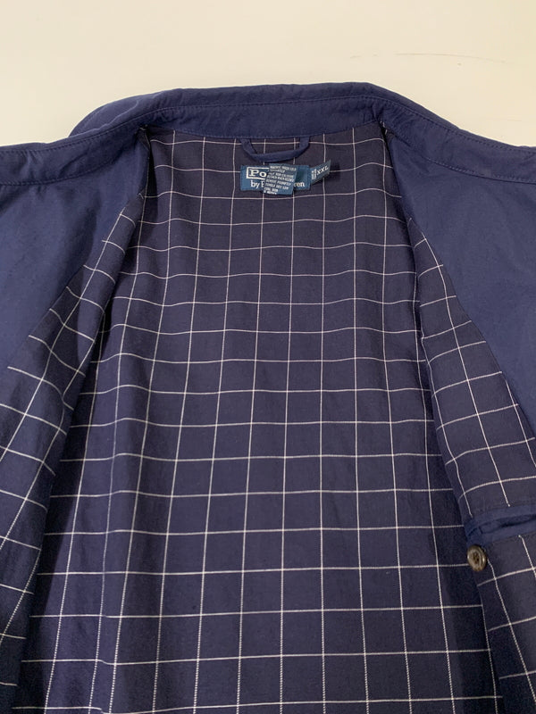 【中古品】【メンズ】 POLO by RALPH LAUREN ポロバイラルフローレン スイングトップ アウター 146-260604-AS-49-min サイズ：XXL カラー：ネイビー 万代Net店