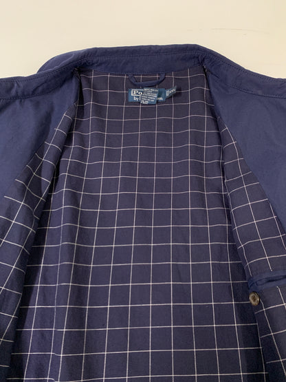 【中古品】【メンズ】 POLO by RALPH LAUREN ポロバイラルフローレン スイングトップ アウター 146-260604-AS-49-min サイズ：XXL カラー：ネイビー 万代Net店