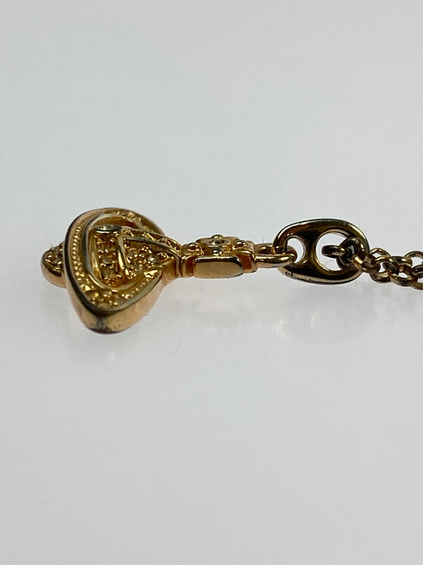 【中古品】【レディース】 VIVIENNE WESTWOOD ヴィヴィアンウエストウッド MINI BAS RELIEF NECKLACE ネックレス アクセサリー 193-260607-AS-22-min カラー：ピンクゴールド 万代Net店