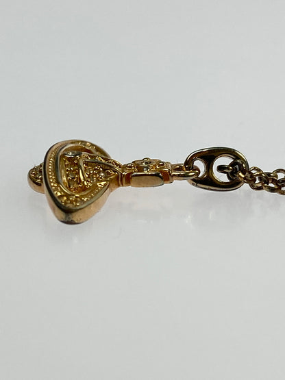 【中古品】【レディース】 VIVIENNE WESTWOOD ヴィヴィアンウエストウッド MINI BAS RELIEF NECKLACE ネックレス アクセサリー 193-260607-AS-22-min カラー：ピンクゴールド 万代Net店