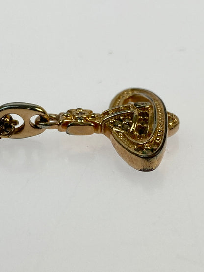 【中古品】【レディース】 VIVIENNE WESTWOOD ヴィヴィアンウエストウッド MINI BAS RELIEF NECKLACE ネックレス アクセサリー 193-260607-AS-22-min カラー：ピンクゴールド 万代Net店
