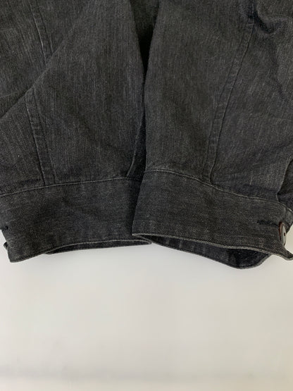 【中古品】【メンズ】 COMOLI コモリ JACKET P01-01010 リネン ベルテッドジャケット ライトアウター　 140-260605-yn-03-min サイズ：3 カラー：ブラック 万代Net店