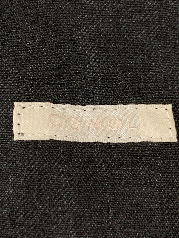 【中古品】【メンズ】 COMOLI コモリ JACKET P01-01010 リネン ベルテッドジャケット ライトアウター　 140-260605-yn-03-min サイズ：3 カラー：ブラック 万代Net店