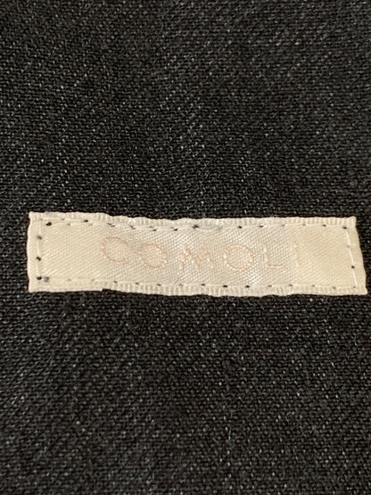 【中古品】【メンズ】 COMOLI コモリ JACKET P01-01010 リネン ベルテッドジャケット ライトアウター　 140-260605-yn-03-min サイズ：3 カラー：ブラック 万代Net店