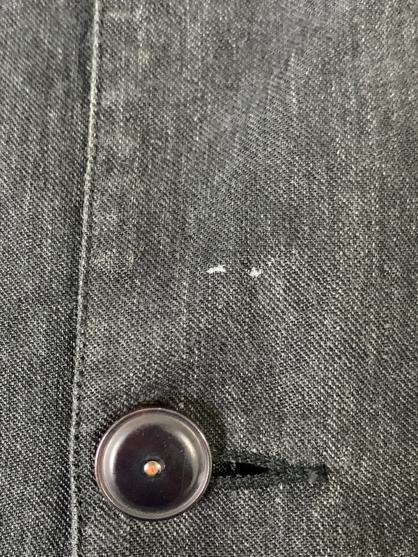 【中古品】【メンズ】 COMOLI コモリ JACKET P01-01010 リネン ベルテッドジャケット ライトアウター　 140-260605-yn-03-min サイズ：3 カラー：ブラック 万代Net店