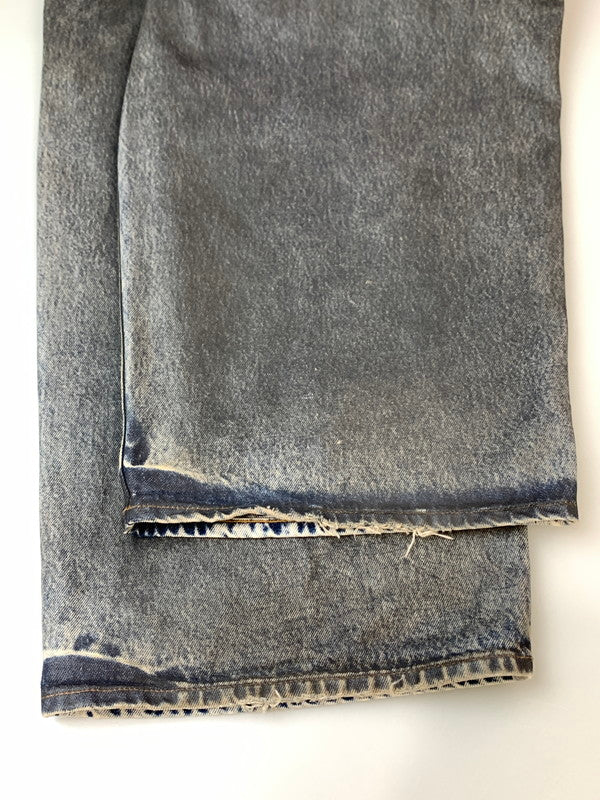 【中古品】【メンズ】 ACNE STUDIOS アクネ ストゥディオズ 2023 ASPHALT COATING DENIM PANT C00072 アスファルト コーティング デニム パンツ メンズ ボトムス ジーンズ 151-260612-em-12-min サイズ：EUR30 カラー：ブラック（インディゴに加工） 万代Net店