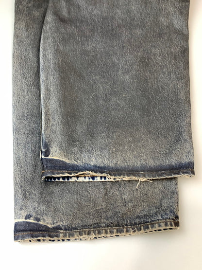 【中古品】【メンズ】 ACNE STUDIOS アクネ ストゥディオズ 2023 ASPHALT COATING DENIM PANT C00072 アスファルト コーティング デニム パンツ メンズ ボトムス ジーンズ 151-260612-em-12-min サイズ：EUR30 カラー：ブラック（インディゴに加工） 万代Net店