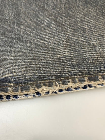 【中古品】【メンズ】 ACNE STUDIOS アクネ ストゥディオズ 2023 ASPHALT COATING DENIM PANT C00072 アスファルト コーティング デニム パンツ メンズ ボトムス ジーンズ 151-260612-em-12-min サイズ：EUR30 カラー：ブラック（インディゴに加工） 万代Net店