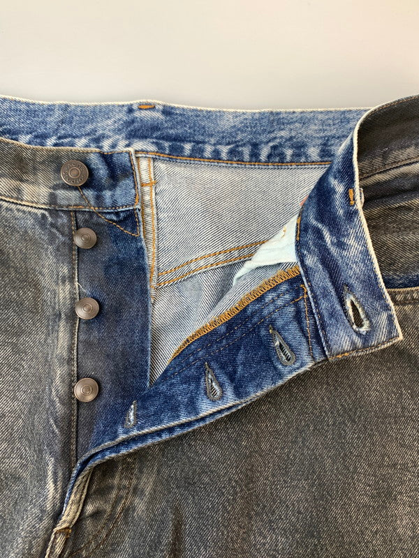 【中古品】【メンズ】 ACNE STUDIOS アクネ ストゥディオズ 2023 ASPHALT COATING DENIM PANT C00072 アスファルト コーティング デニム パンツ メンズ ボトムス ジーンズ 151-260612-em-12-min サイズ：EUR30 カラー：ブラック（インディゴに加工） 万代Net店