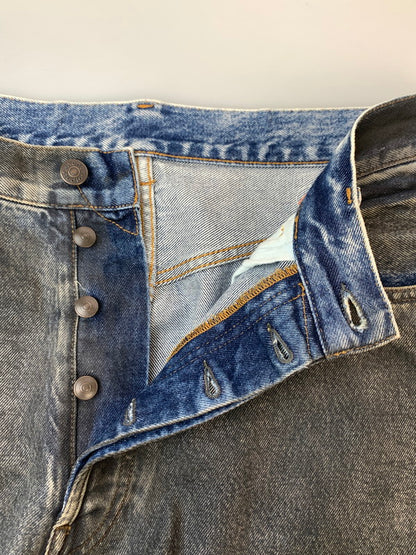 【中古品】【メンズ】 ACNE STUDIOS アクネ ストゥディオズ 2023 ASPHALT COATING DENIM PANT C00072 アスファルト コーティング デニム パンツ メンズ ボトムス ジーンズ 151-260612-em-12-min サイズ：EUR30 カラー：ブラック（インディゴに加工） 万代Net店