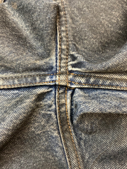 【中古品】【メンズ】 ACNE STUDIOS アクネ ストゥディオズ 2023 ASPHALT COATING DENIM PANT C00072 アスファルト コーティング デニム パンツ メンズ ボトムス ジーンズ 151-260612-em-12-min サイズ：EUR30 カラー：ブラック（インディゴに加工） 万代Net店