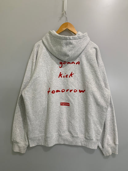 【中古品】【メンズ】 SUPREME シュプリーム 24FW JANE'S ADDICTION HOODED SWEATSHIRT ジェーンズ・アディクション フーデッド スウェットシャツ パーカー トップス 149-260605-yn-02-min サイズ：XL カラー：ライトグレー 万代Net店