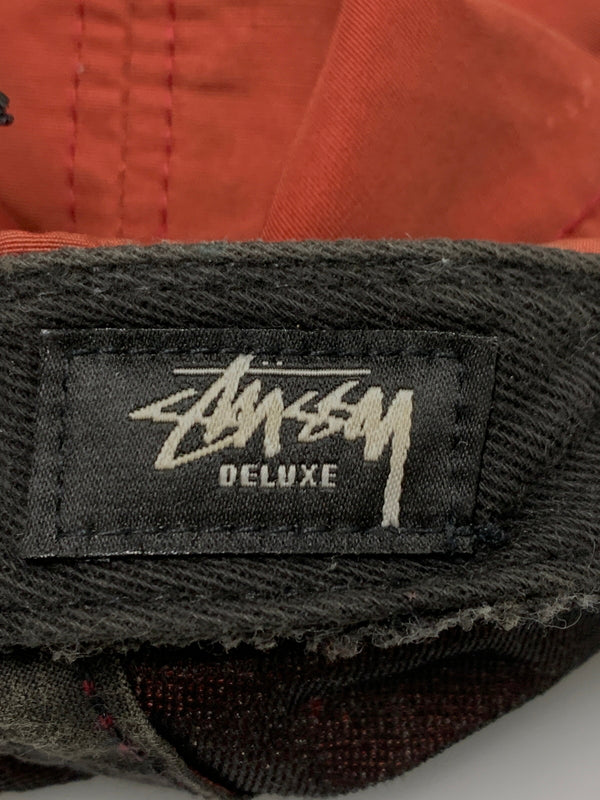 【現状渡し品】【メンズ】 STUSSY ステューシー 5PANEL LOGO CAP キャップ 帽子 185-260607-AS-8-min カラー：レッド 万代Net店