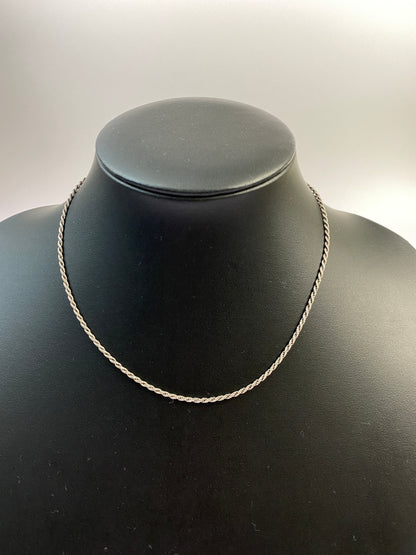 【中古品】【メンズ】 SAAD サード SV925 ツイストチェーン ネックレス アクセサリー 191-260607-AS-21-min カラー：シルバー 万代Net店