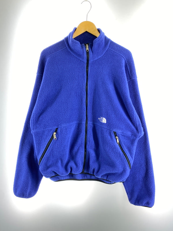 【中古品】【メンズ】 THE NORTH FACE ザ ノースフェイス LOGO FLEECE JACKET ロゴ フリース ジャケット アウター 144-260922-hu-10-min サイズ：L カラー：ブルー 万代Net店