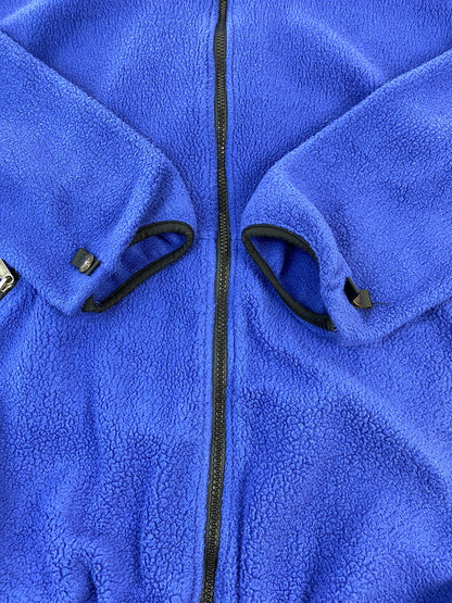 【中古品】【メンズ】 THE NORTH FACE ザ ノースフェイス LOGO FLEECE JACKET ロゴ フリース ジャケット アウター 144-260922-hu-10-min サイズ：L カラー：ブルー 万代Net店