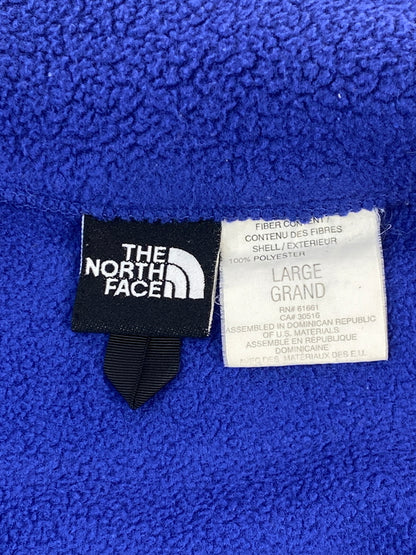 【中古品】【メンズ】 THE NORTH FACE ザ ノースフェイス LOGO FLEECE JACKET ロゴ フリース ジャケット アウター 144-260922-hu-10-min サイズ：L カラー：ブルー 万代Net店