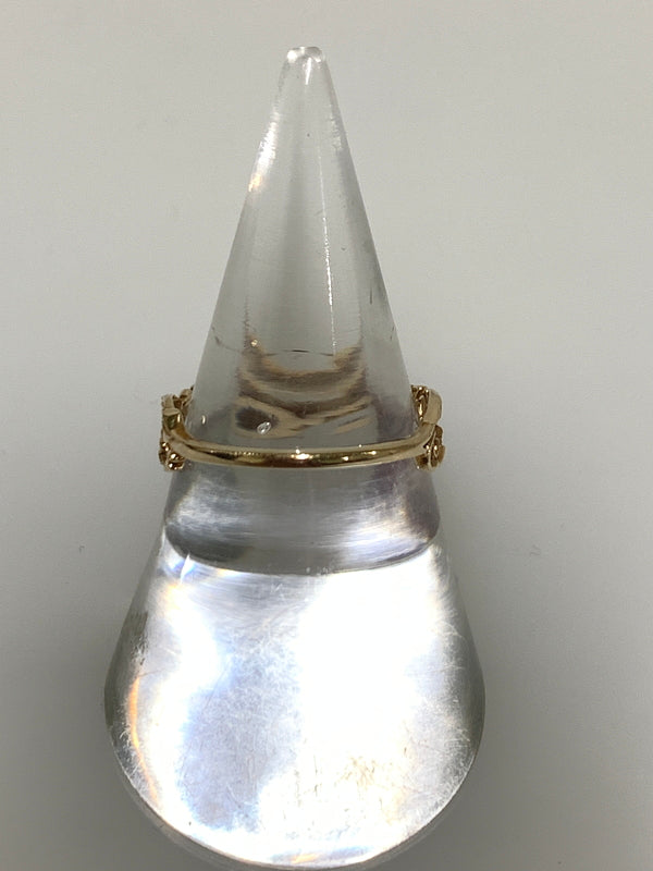 【中古品】【レディース】 AGATE アガット K10 リング 指輪 アクセサリー 192-260607-AS-7-min カラー：ピンクゴールド 万代Net店