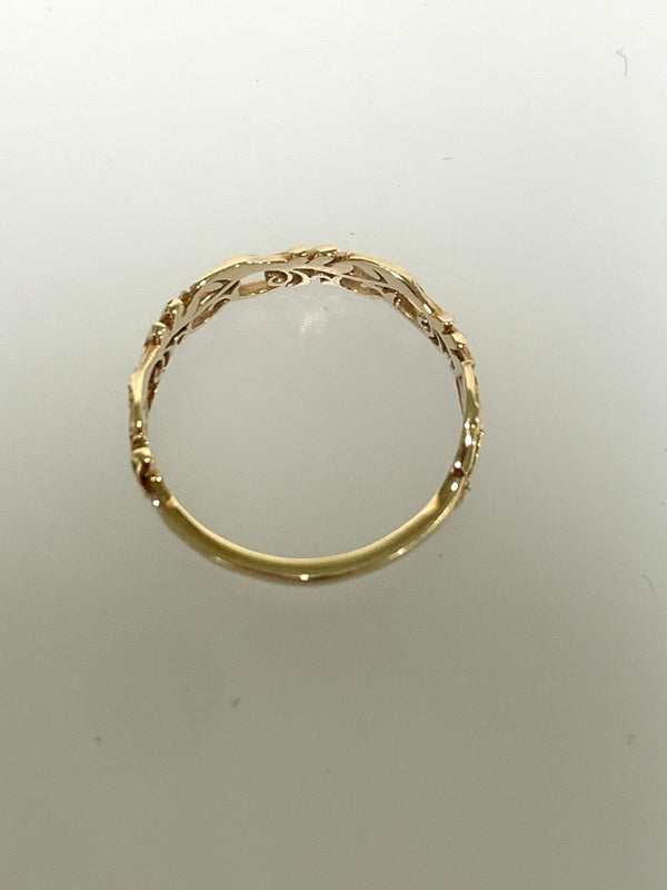 【中古品】【レディース】 AGATE アガット K10 リング 指輪 アクセサリー 192-260607-AS-7-min カラー：ピンクゴールド 万代Net店