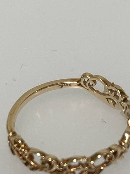 【中古品】【レディース】 AGATE アガット K10 リング 指輪 アクセサリー 192-260607-AS-7-min カラー：ピンクゴールド 万代Net店
