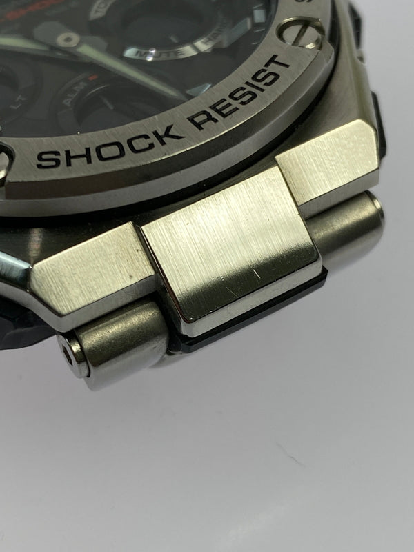 【中古品】【メンズ】 G-SHOCK ジーショック GST-W110D 電波ソーラー 腕時計 196-260607-AS-23-min カラー：シルバー 万代Net店
