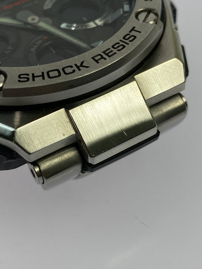 【中古品】【メンズ】 G-SHOCK ジーショック GST-W110D 電波ソーラー 腕時計 196-260607-AS-23-min カラー：シルバー 万代Net店