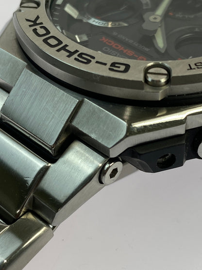 【中古品】【メンズ】 G-SHOCK ジーショック GST-W110D 電波ソーラー 腕時計 196-260607-AS-23-min カラー：シルバー 万代Net店