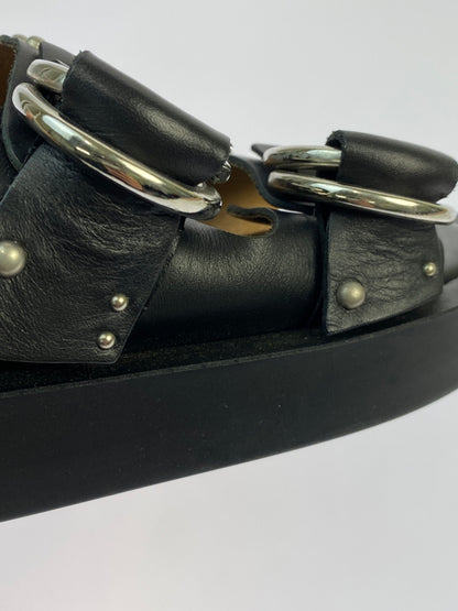 【中古品】【メンズ】 CAMINANDO カミナンド DOUBLE STRAP SANDAL サンダル 靴 シューズ 167-260607-AS-18-min サイズ：8 カラー：ブラック 万代Net店