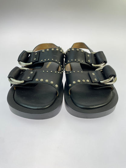 【中古品】【メンズ】 CAMINANDO カミナンド DOUBLE STRAP SANDAL サンダル 靴 シューズ 167-260607-AS-18-min サイズ：8 カラー：ブラック 万代Net店