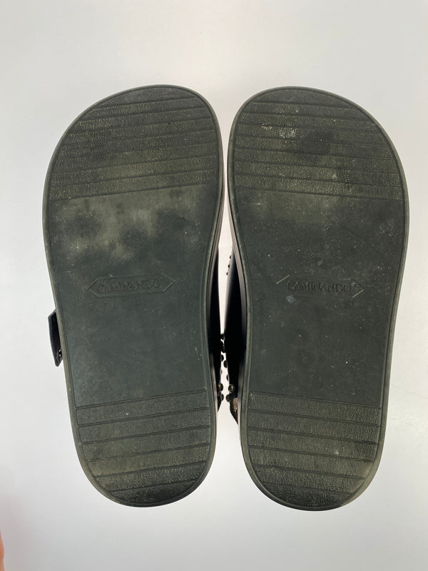 【中古品】【メンズ】 CAMINANDO カミナンド DOUBLE STRAP SANDAL サンダル 靴 シューズ 167-260607-AS-18-min サイズ：8 カラー：ブラック 万代Net店