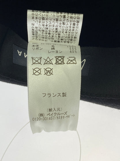【中古美品】【メンズ/レディース】 VAN PALMA ヴァンパルマ WOOL FELT HAT ウールフェルトハット 帽子 185-260607-AS-16-min カラー：ブラック 万代Net店