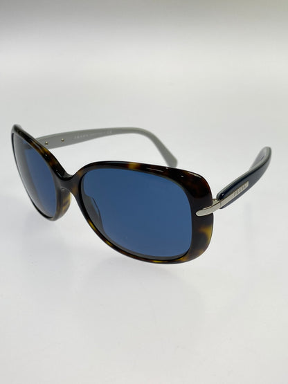 【中古品】【レディース】 PRADA プラダ SUNGLASSES 2AU-1V1 サングラス アイウェア 183-260611-yn-16-min サイズ：57□17 カラー：ブラウン/ネイビー 万代Net店