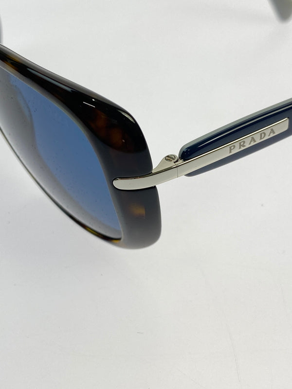 【中古品】【レディース】 PRADA プラダ SUNGLASSES 2AU-1V1 サングラス アイウェア 183-260611-yn-16-min サイズ：57□17 カラー：ブラウン/ネイビー 万代Net店